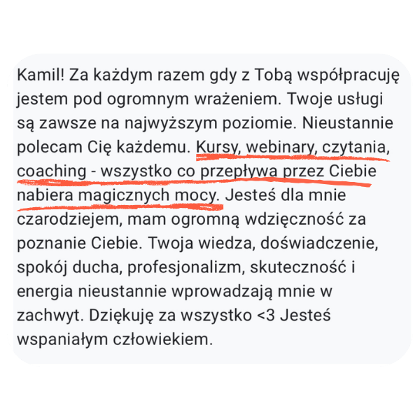 opinie Kamil Daniel 8